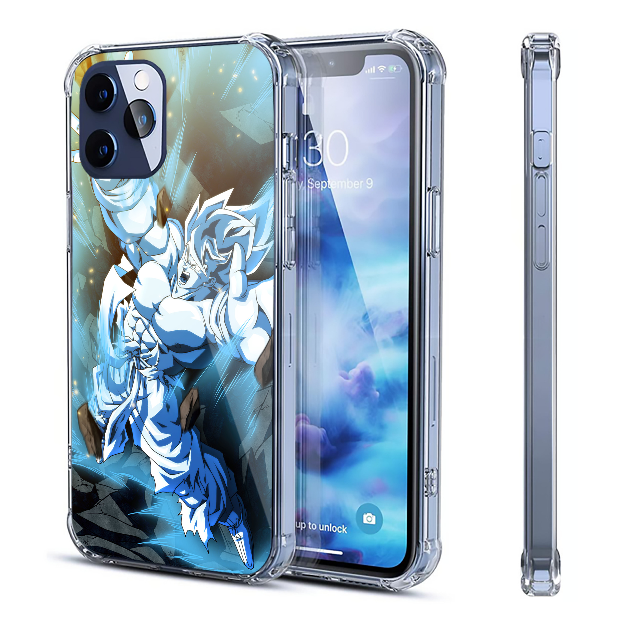 （画像用） ドラゴンボール DRAGON BALL 【iPhone 12シリーズ対応】透明スマホケース（クリアソフトケース）